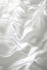 Obraz premium rippling water-like texture on white background with soft gradients and diffused light
