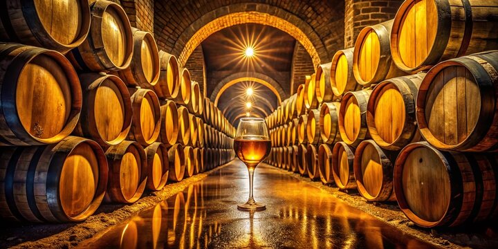 Andalusian Wine Cellar: Sherry Aging Process, Flor Yeast Film