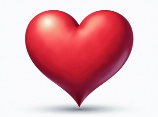 Red Heart Outline Logo Design - Cardiology Health Care Symbol