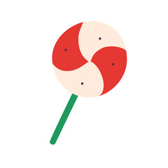 Christmas candy hand drawn illustration