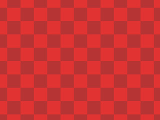 背景（市松模様、赤）