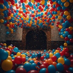 How to create a stunning balloon drop?

