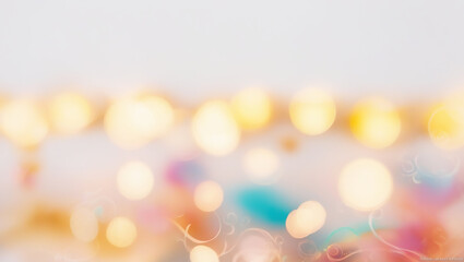 Obraz premium Sparkling glittering bokeh lights background. Concept for Christmas holiday, celebration, New Year's Eve 