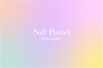 Soft Pastel Holo Gradients Background