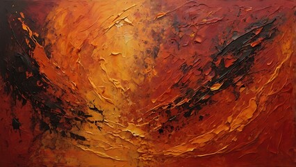 Orange grunge textured illustration background wallpaper design, dirty colored backdrop