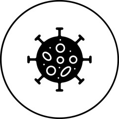 Obraz premium Virus Icon