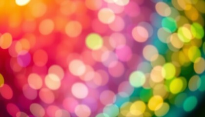 Fototapeta premium Abstract Colorful Bokeh Background Lights