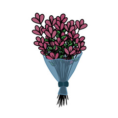 Pink Flowers Bouquet 