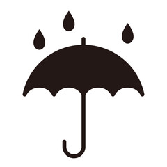 Single umbrella icon
