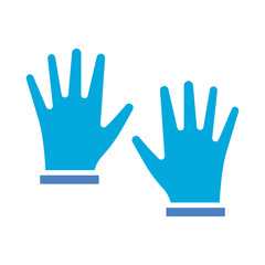 Fototapeta premium Cleaning Gloves Icon