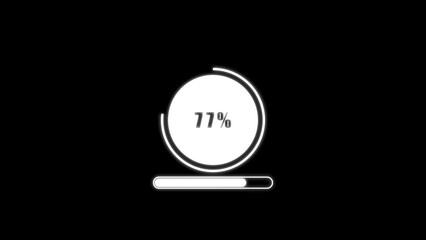 Loading Bar Illustration.