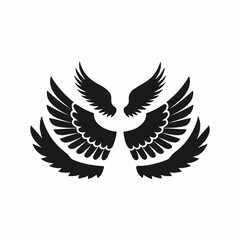 Fototapeta premium Symmetrical Wing Vector Designs for Digital Art
