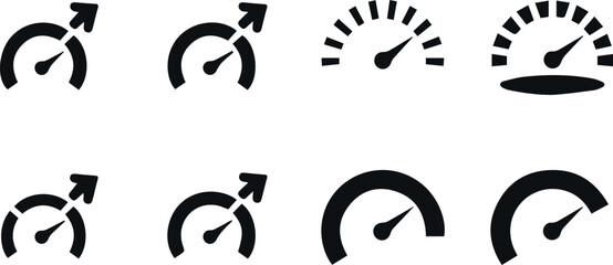 Interactive Meter Gauge Icon Designs