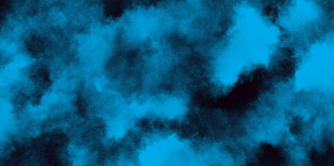 watercolor background concept design background with smoke, watercolor painted mottled blue background, blue texture cloudy background, grungy blue stucco wall background in cold mood for web design.