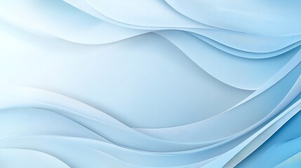 Obraz premium Artistic perspective in fluid motion soft blue tones of abstract digital design background