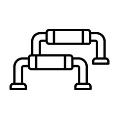 Push Up Bars Icon
