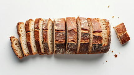 Sliced Crusty Bread  Rustic Loaf  Bakery  Food Photography