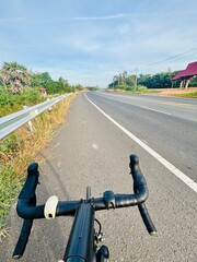 bicycle lane in the city