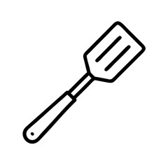 Spatula line icon