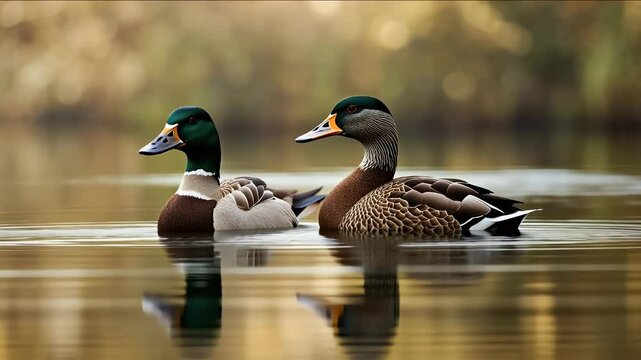a wild duck flying anas platyrhynchos nature bird green pond animal wildlife feather fly natural brown birding blue start hunting male park