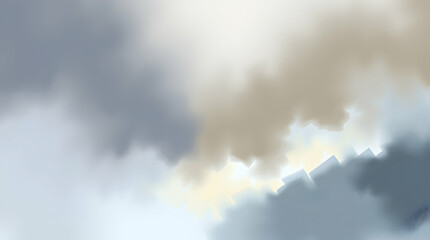 Obraz premium Dynamic cloud patterns over mountains nature landscape atmospheric environment aerial view abstract conceptual art