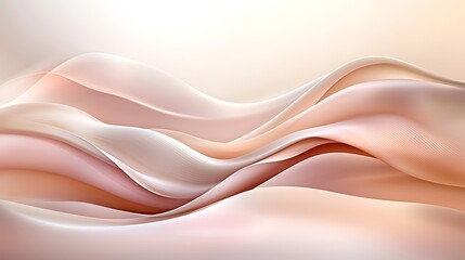 Modern concept serene digital design with flowing soft textures abstract art