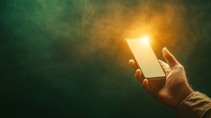 Cool Smartphone Capture with Dark Background Lighting