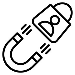 Attract customer single icon