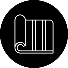 Yoga Mat Icon