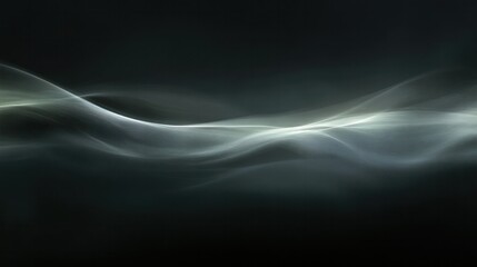 Delicate lines of illuminated color blending softly together, suggesting rapid motion but maintaining a serene, abstract quality