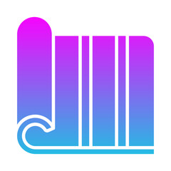 Fototapeta premium Yoga Mat Icon
