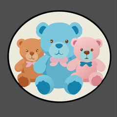 teddy bear vector