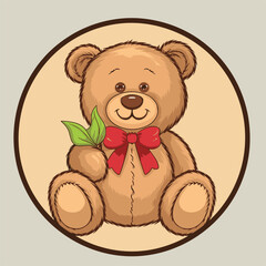 Fototapeta premium teddy bear vector