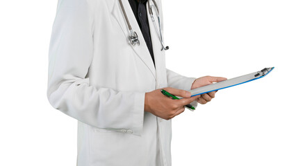 Medical Professional Reviewing Patient Records