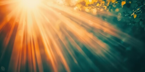 A dynamic sunburst image with rays extending outward in vibrant colors, creating an energetic and uplifting feel.