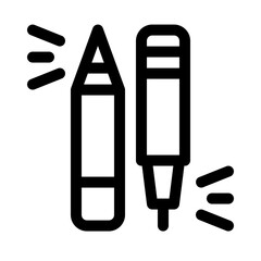 Eyeliner Pencil line icon