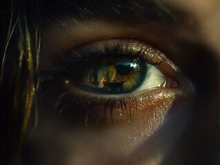 Fototapeta premium A glimpse into a world of dreams. AI.