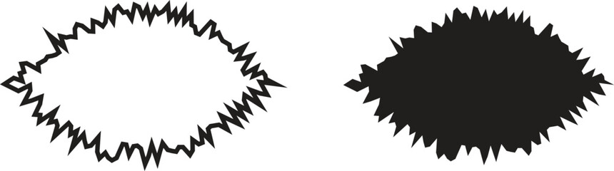 Comic speech bubbles icon set. Boom effect design for comic book. Comic Book cloud pow sound symbol bomb pow vector collection isolated on transparent background chat text box symbol sign.