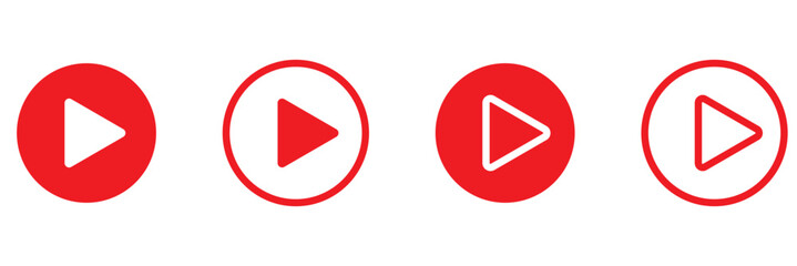 Circle Play icon design