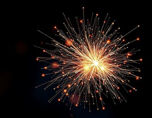 Obraz premium fireworks on the sky