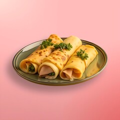 Paratha with butter best Indian food