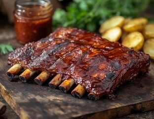 A mouthwatering close-up of juicy