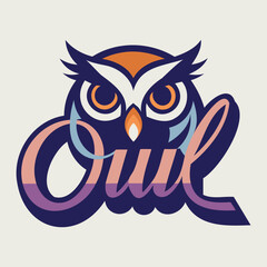 Majestic Owl Vector Illustration Wisdom and Elegance