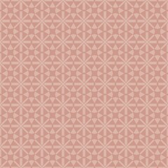 Geometric Elegance: A Seamless Starry Tessellation in Soft Pink