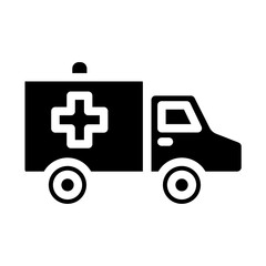 Ambulance Solid Icon