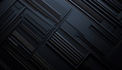 Obraz premium Abstract Dark Geometric Pattern Design Background