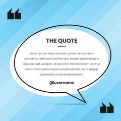Minimalist professional quote text presentation social media post template