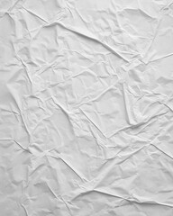 Fototapeta premium [Plastic wrap texture close-up photography] Crumpled Paper Background with Textured Surface and Overlapping Fabric