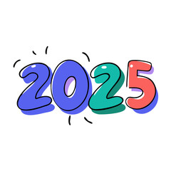 new year 2025 png iamge