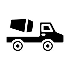 Foundry Truck Solid Icon